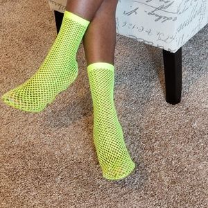 Heels Fishnet Shoes